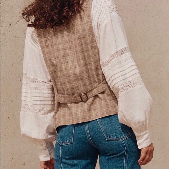 Spell Arizona Vest in Check size S - Picture 2 of 9